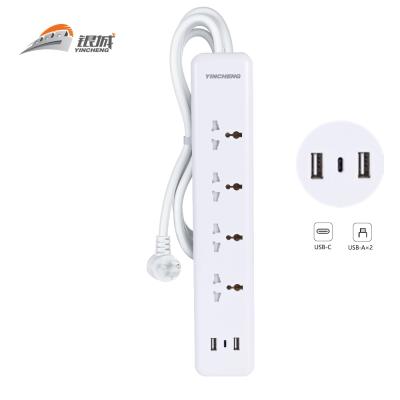 Китай 2021 Residential / Multi-Purpose New Type C PD18W Universal Fast Charge 4 Way Plug Power Trend Strip продается