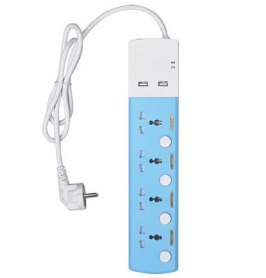 China 2021 Residential / General Purpose New Extension Board USB Outlet Socket Over Heat Shields Universal Power Strip zu verkaufen