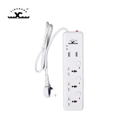 China Hot Sales Residential/Multi-Purpose Increase Individual Power Strip Protection Universal USB Switch Strip zu verkaufen