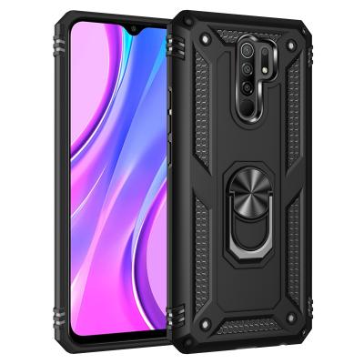 China Luxury hybrid phone case for Redmi 9 with airbag corners tpu PC mobile phone case mobile phone case for sale