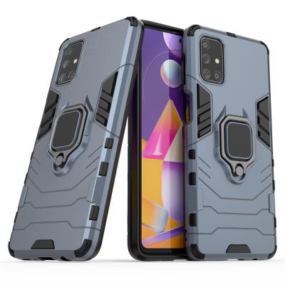 China Luxury Hybrid PC TPU Kickstand Phone Case For Samsung Galaxy M31S Mobile Cover for sale