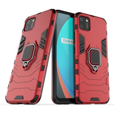 China Luxury For Realme C11 Rotating Case Ring Bracket Magnet Car Phone Holder Mobile Phone Case for sale