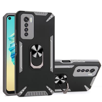 China Shockproof Drop Proof Phone Cover For Tecno Spark 6 Camon 17 Prime PC 16 Mobile Cover For Spark 6 Go Pop5 Kickstand Cases for sale