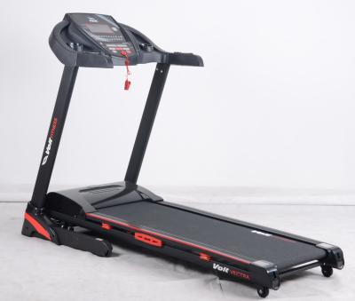 China Large PU handle bar & Big Blue LCD Screen& Widen new electric running surface house use motorized treadmill for sale