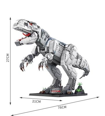 China Panrose 611001 Building Blocks Puzzle Brain Dinosaur Series Large Tyrannosaurus Rex Toys for sale