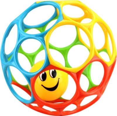 China Other Educational Toys Silicone Hand Ball Baby Teether Rattle Toy for 6-12 Months for sale