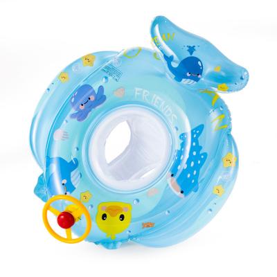 China Unisex Inflatable Swim Rings Cute Whale Pattern Beach Party Toys with Floating Design for sale