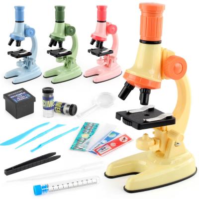 China Student Science And Biology Experimental Equipment Plastic 1200 Times Microscope Toy for sale