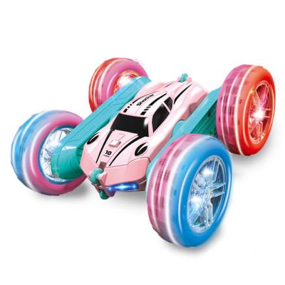 China RC Stunt Cars Remote Control Car Double-Sided Driving 360-degree Flips Rotating Car Toy for sale