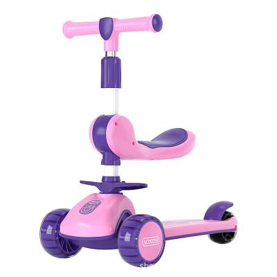 China Adjustable Height Scooter for Kids Ages 4-6Y Collapsible and Durable Max Load 200 LBS for sale