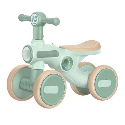 China Non-Pedal 4 Silent Wheels Riding Toys White Balance Bike for Kids Ideal Birthday Gift for sale