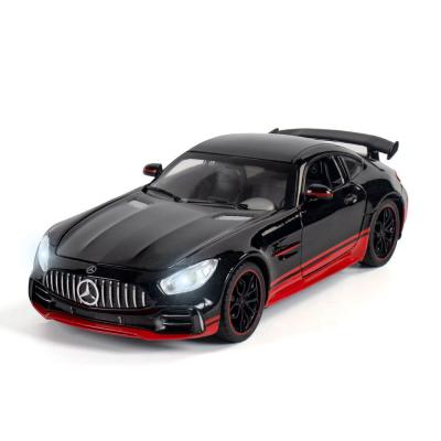 China Alloy Amg Car Model 1 24 Daben Gtr With Spray Recoil Acousto-Optic Simulation Sports Car for sale