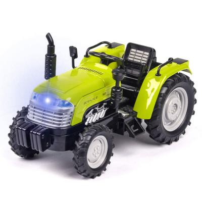 China Simulation 1 32 Agricultural Tractor Children'S Toy Alloy Car With Sound and Light Generation for sale