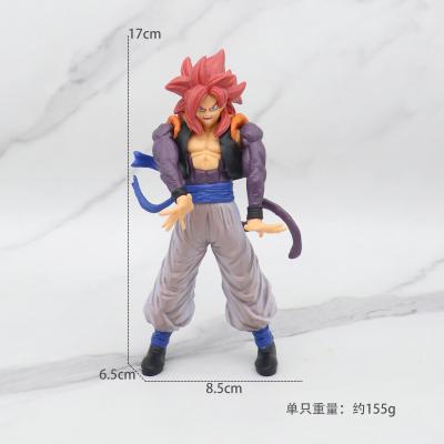 Cina DBZ Blu Gogeta Zamasu Vegeta Dio SS Figure di azione Bambola giocattolo con Blu Hair Vegetto in vendita