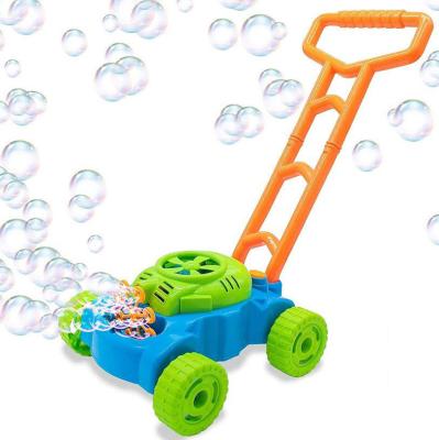 China Outdoor Summer Push Kids Bubble Blower Maker Machine Educational and Entertaining Toy for sale