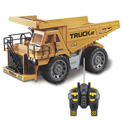 China Remote-Controlled Dump Truck 1 8 Scale for Children's Toy Collection and Playtime for sale