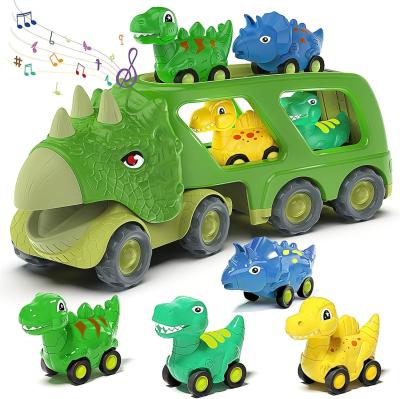 China 18M Kids Toddler Friction Power Dino Car Toy Perfect Christmas Birthday Surprise Gift for sale