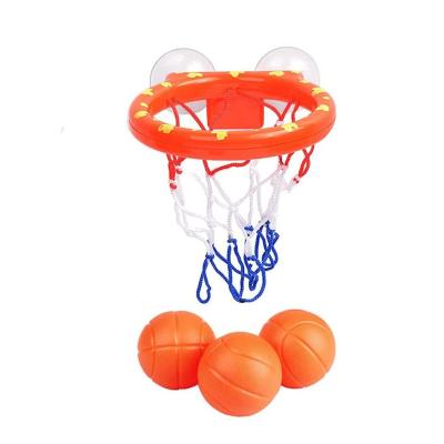 China Bathtub Basketball Hoop for Toddlers Kids Boys and Girls 4 Soft Balls Set Suction Cup for sale