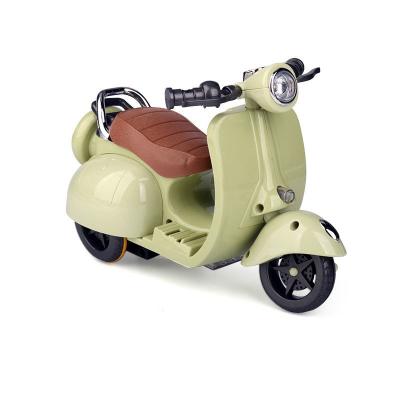 China Finished Goods Children's Dazzling Electric Motorcycle Toy 360 Rotating Swinging Model for sale