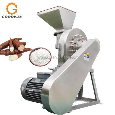 China High Efficiency Operation Stainless Steel Cassava Flour/Easy Leaves/Garri Milling Machine Grinder Grinding Into Fine Powder for sale