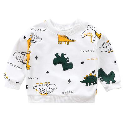 China high quality Anti-wrinkle street use long crew neck sweatshirt baby contrast casual toddler kids hoodies for boys for sale