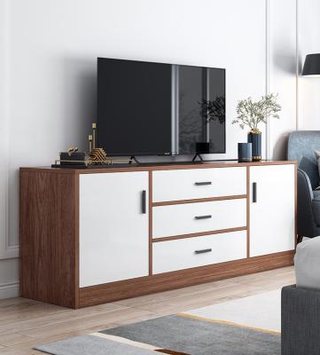 China Modern Wooden TV Cabinet With Large Storage Drawers TV Rack for sale