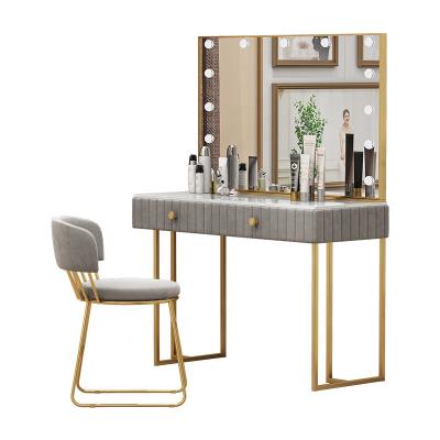 China Luxury Vanity Makeup Dresser With Drawer Cabinet Dresser Set for sale