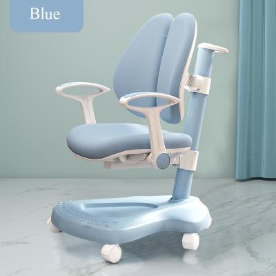 China Blue and Pink Children's Study Chair Height Adjustable Child's Modern Lifting Study Seat for sale