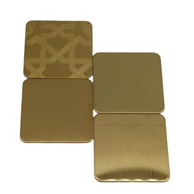 China Decoration and workmanship good quality pvd color gold stainless steel sheet for wall door or elevator decoration for sale