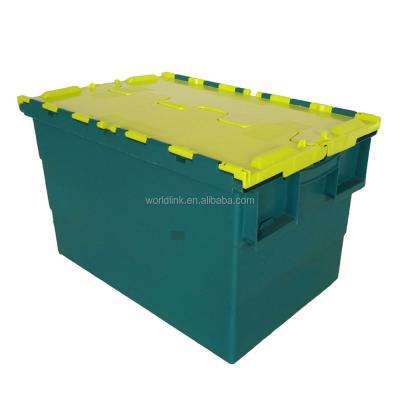 China Recyclable Logistics and Storage Tote Packaging of Resistant Moving Plastic for sale