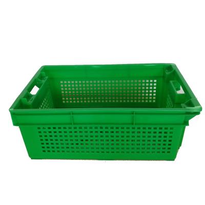 China 210mm Size Sustainable Food Grade Plastic Vegetable Fruit Mesh Boxes for sale