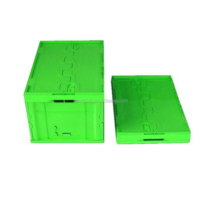 China Recyclable Cheap Plastic Solid Storage Moving Folding Box for sale