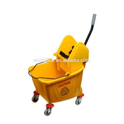 China 36L plastic buckets viable with wringer for sale