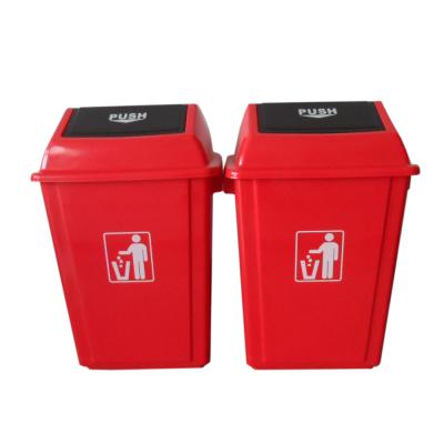 China Hotel Sustainable Kitchen Waste Plastic Foot Step Waste Bin With Pedal for sale