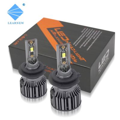 China Aviation Aluminum Alloy Other Faros Luces Led Lamp H7 H4 H11 100w 6000k H8 9005 9006 Turbos Super Bright Lighting System Auto Car Led Headlight Bulbs for sale