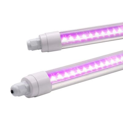 China Seed Starting Aluminum Pvc Led Tube Grow Light 60cm T8 Light Factory Micro Led 12w Green Led Tube Ip65 lp66 for sale