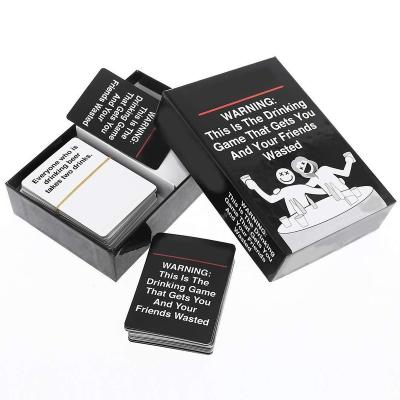 China 2021 High Quality Hotsale Bar Interactive Entertainment Party Fun Adult Drinking Card Game for sale