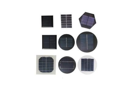 China 1w 2w Round Solar Panel Monocrystalline Polycrystalline Solar Cells for sale