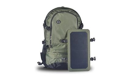 China Kampierende Solarladegerät-Tasche im Freien/angetriebenes Rucksack-Polyester-Solarmaterial zu verkaufen