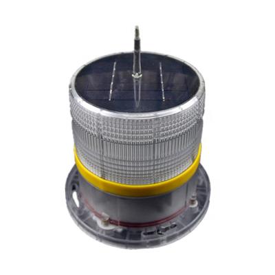 China Aviation Obstruction Airport Runway Safety Solar Warning Lights for sale