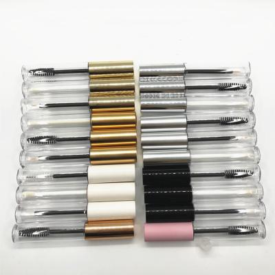 China Cosmetic New Product Customized Logo 10ml Eyeliner Container Gold Glue Tube Black Empty Eyeliner Tube for sale