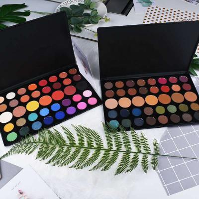 China Waterproof Professional Wholesale Cosmetics 39 Colors Private Label Eyeshadow High Dye Eyeshadow Palette for sale