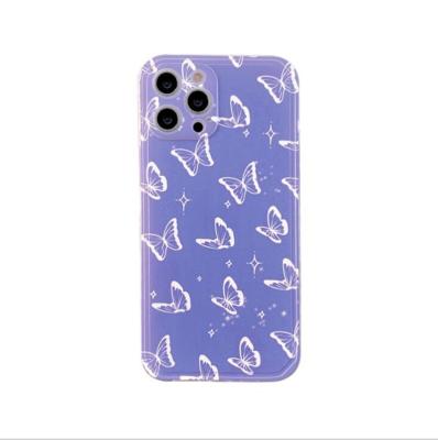 China 2021 Anti-Fall Butterflies Pattern Phone Case Cell Phone Case For Iphone for sale