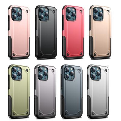 China Anti-drop Two-in-one Armor Anti-drop Mobile Phone Case Phone Protect Covers For Iphone For Samsung for sale