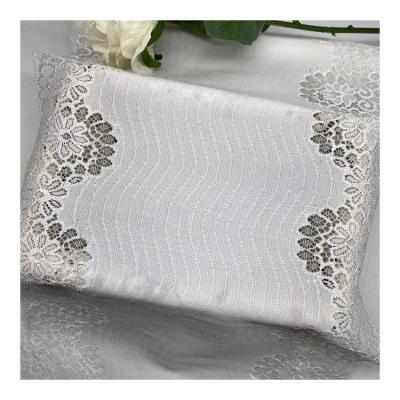 China Sheer Curtain Fabric Viable Classic For Order Lace Knitting Fabric for sale