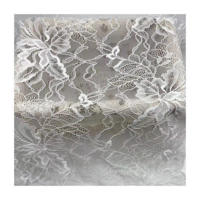 China High Sustainable Sheer Lace Trimmings Grade For Knitting Laser Cut Lace Fabric for sale