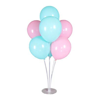 China 7 With Tube Wholesale 7 Tube Balloons Stand Up Balloon Holder Column Confetti Balloons Props Birthday Party Wedding Decoration Supplies for sale