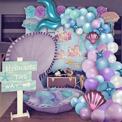 China Beautiful Amazon Mermaid Costume Marriage Proposal Birthday Balloon Costume Colorful Hot Sale Special Wholesale for sale