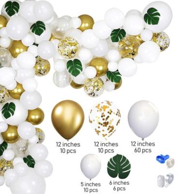 China Oriented Balloon Garland Set Hawaiian Balloon Decoration Indoor Outdoor Party Set for Birthday Wedding Decor for sale