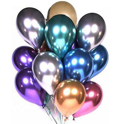 China Factory Sale Party&wedding Hobby Balloon Colorful Chime Metal Latex Balloons High Quality Metal Latex Balloons Advertising Toy Toys and Decoration ChromeBal for sale